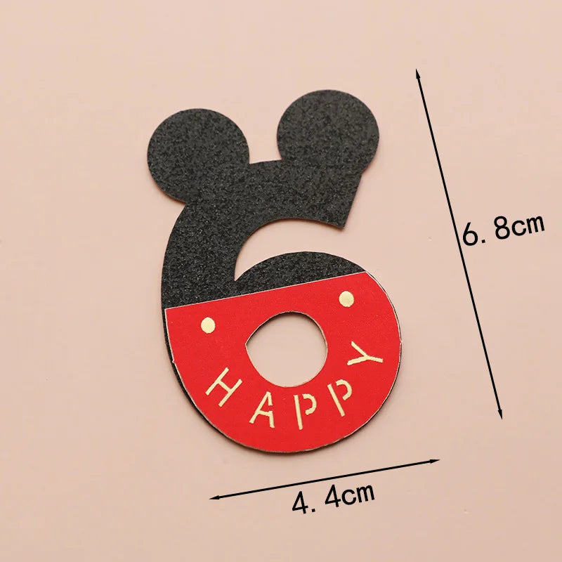 Cartoon Mickey Minnie Mouse Baking Cake Decoration Ornaments Cake Topper for Kids Birthday Party Decoration Supplies Toys Gifts