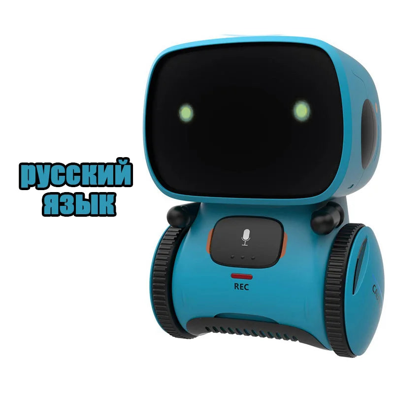 Robot giocattolo Robot intelligenti Versione russa, inglese e spagnola Giocattoli con controllo vocale e touch Robot RC educativo interattivo