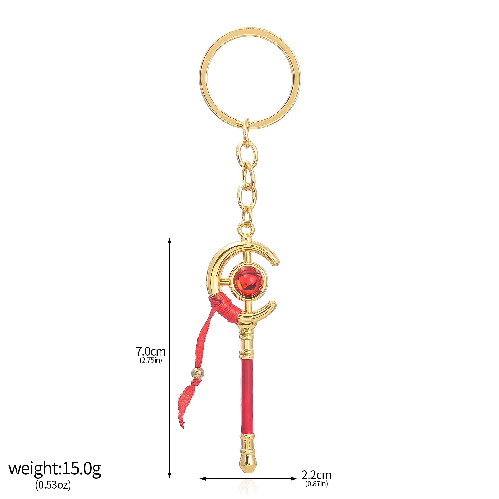 New Anime Keychain Frieren Magic Wand Decoration Cosplay Props Cute Pendant Hanging Ornament Role Play Keychain Toys Gifts