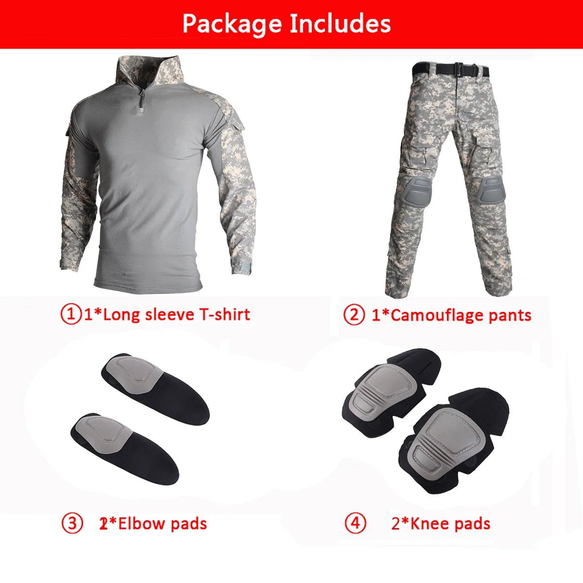 Softair Tactical Uniform Combat Shirt Climbing Suit Camo Pants Men Clothing Camping Paintball Set Hiking Outfit Climb Clothes
