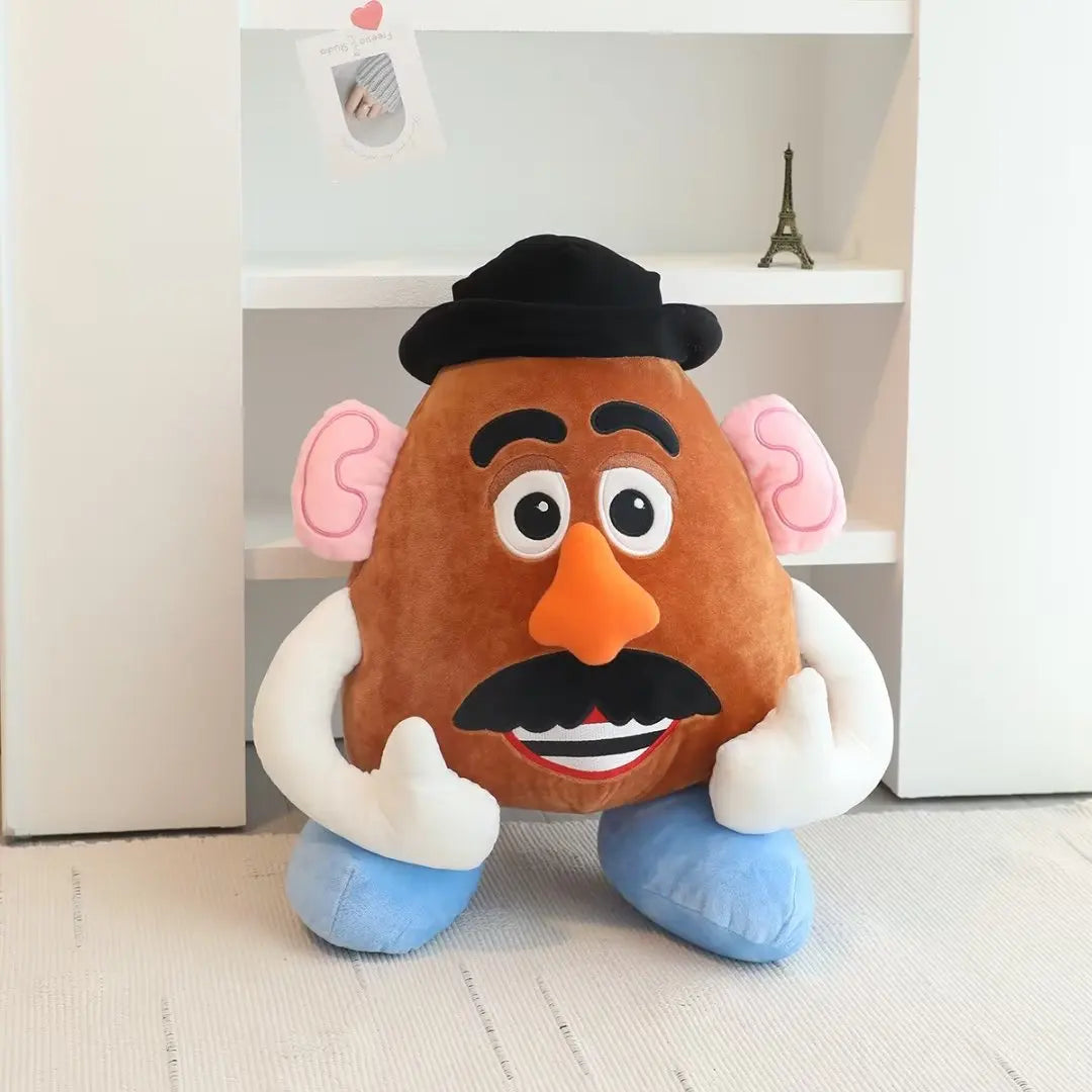 Carino Mr e Mrs Testa di patate Peluche Bella farcita Toy Story Anime Peluche Bambola addormentata Cuscino Coperta Pisolino Regali di Natale Ragazza