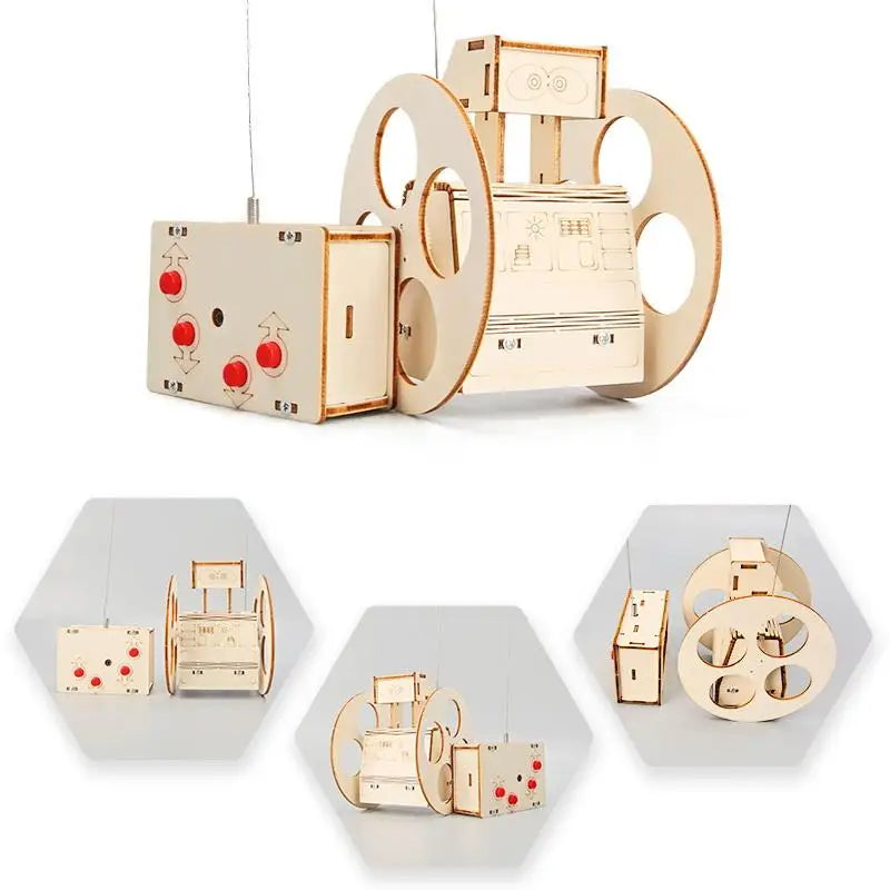 Giocattolo educativo Sci-Tech: modello di robot dell'equilibrio fai-da-te, tecnologia della direzione del cambio del telecomando, regalo perfetto per gli alunni