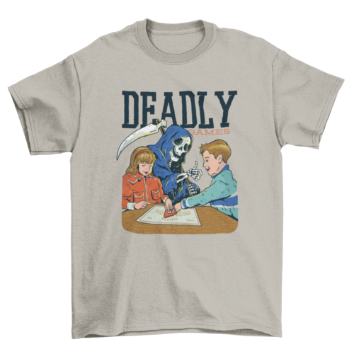 Deadly Games Funny Parody T-shirt Design