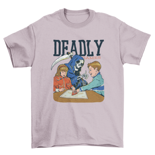 Deadly Games Funny Parody T-shirt Design