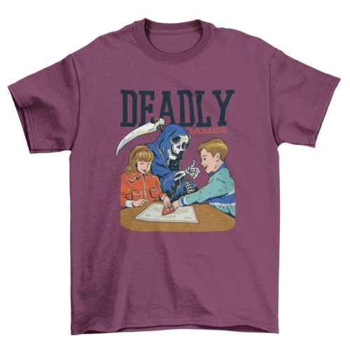 Deadly Games Funny Parody T-shirt Design