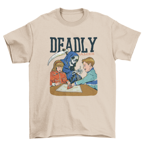 Deadly Games Funny Parody T-shirt Design
